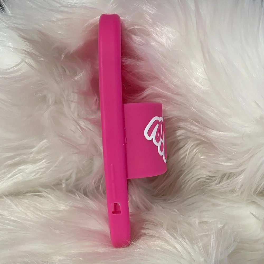 Barbie Hot Pink Phone Holder-IPhone 14 plus